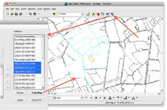 LiAv : Einfacher Austausch der Selektionen (Import und Export) mit ESRI ArcMap, dank vollständiger Integration